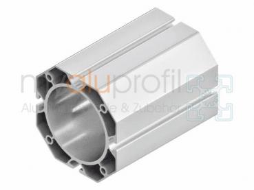 Aluminiumprofil 120x120-45° D87 Nut 8 I-Typ